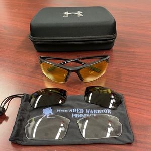 UNDER ARMOUR WWP ZONE 2.0 SUNGLASSES W/ INTERCHANGEABLE LENSES